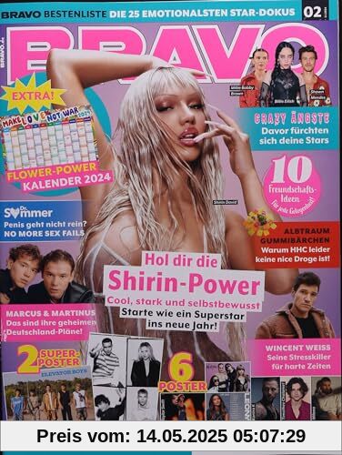 Bravo 2/2024 Hol dir die Shirin-Power Bravo 2/2024 Hol dir die Shirin-Power