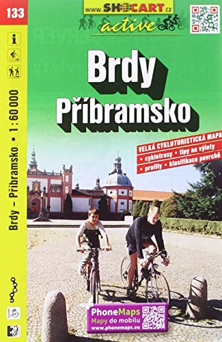 Brdy, Příbramsko / Brdy, Pribram (Radkarte 1:60.000) (SHOCart Radkarte 1:60.000 Tschechien, Band 133) von SHOCart