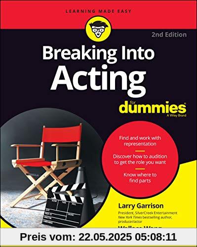 Breaking into Acting For Dummies Breaking into Acting For Dummies