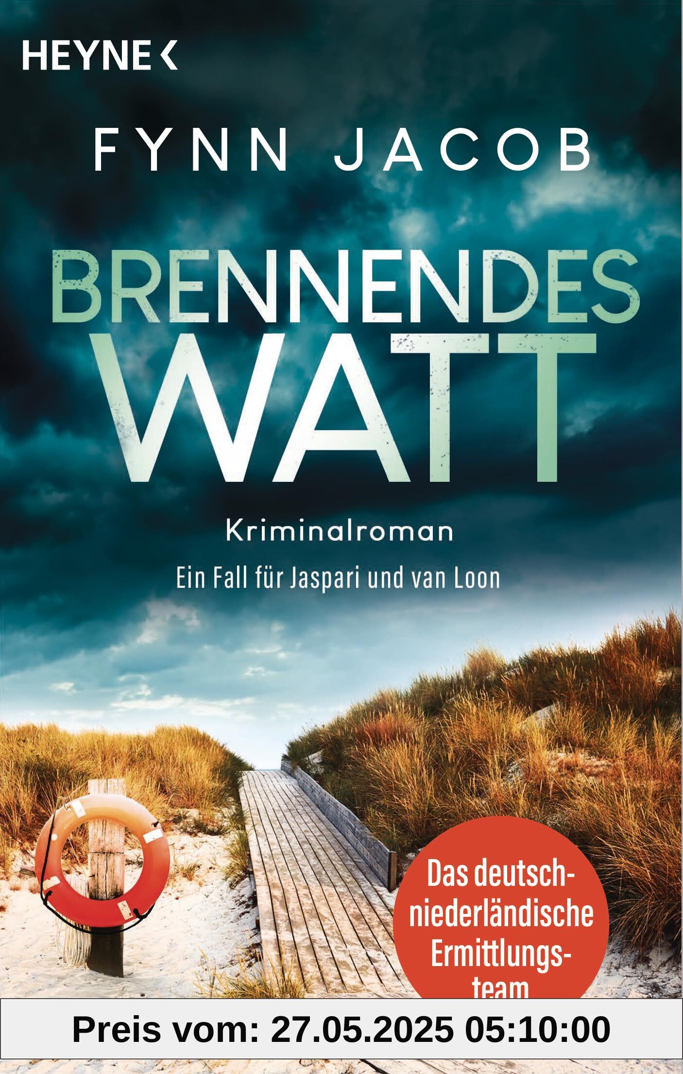 Brennendes Watt: Kriminalroman. Ein Fall für Jaspari und van Loon (Jaspari & van Loon ermitteln, Band 3)