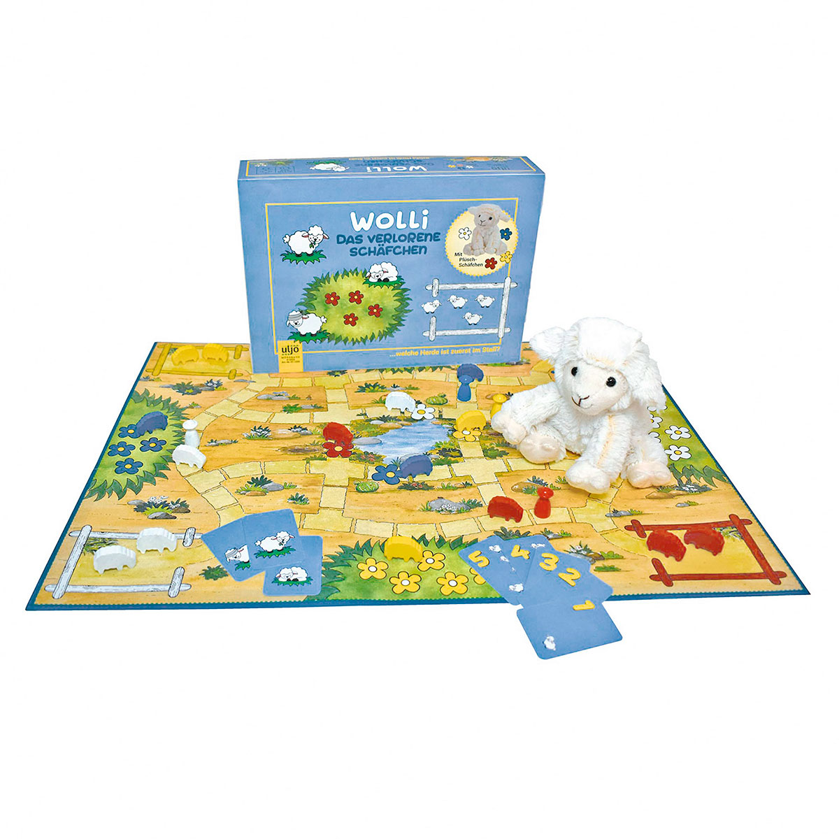Brettspiel »Wolli das verlorene Schäfchen« Brettspiel »Wolli das verlorene Schäfchen« von Uljö