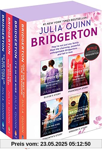 Bridgerton Boxed Set 5-8: To Sir Phillip, With Love / When He Was Wicked / It's in His Kiss / On the Way to the Wedding