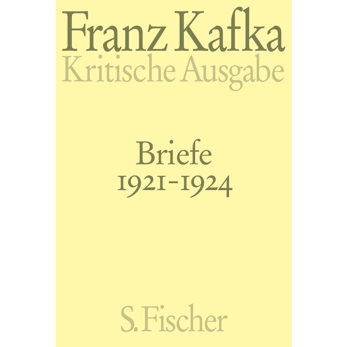 Briefe 1921-1924 Briefe 1921-1924 von FISCHER, S.