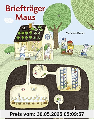 Briefträger Maus: Vierfarbiges Bilderbuch