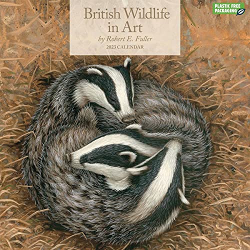 British Wildlife in Art by Robert Fuller Square Wall Calendar 2023