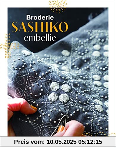 Broderie Sashiko embellie