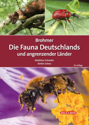 Brohmer – Die Fauna Deutschlands und angrenzender Länder: Ein Bestimmungsbuch unserer heimischen Tierwelt (Quelle & Meyer Bestimmungsbücher)