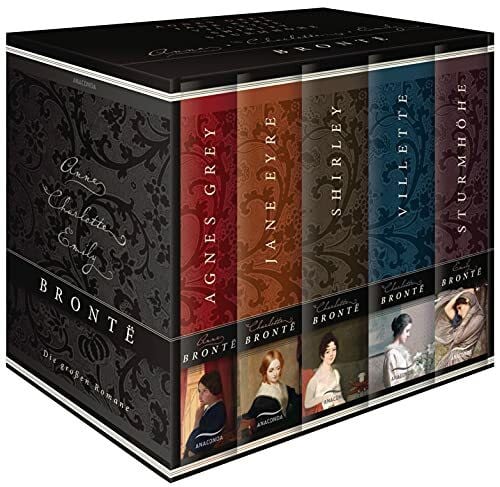 Brontë, Die großen Romane - Agnes Grey - Jane Eyre - Villette - Shirley - Sturmhöhe (5 Bände i...