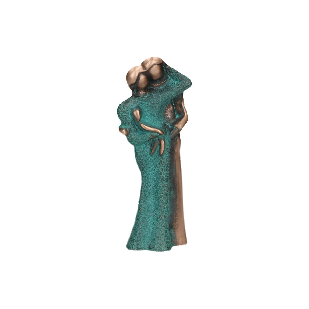 BronzeFigur - Eltern mit Baby (1 Stück) von Butzon und Bercker