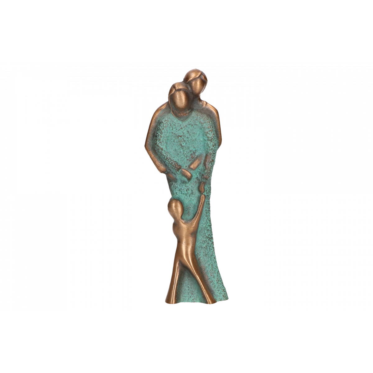 Bronzefigur Eltern mit Kind 14,5 cm (1 Stück) von Butzon und Bercker