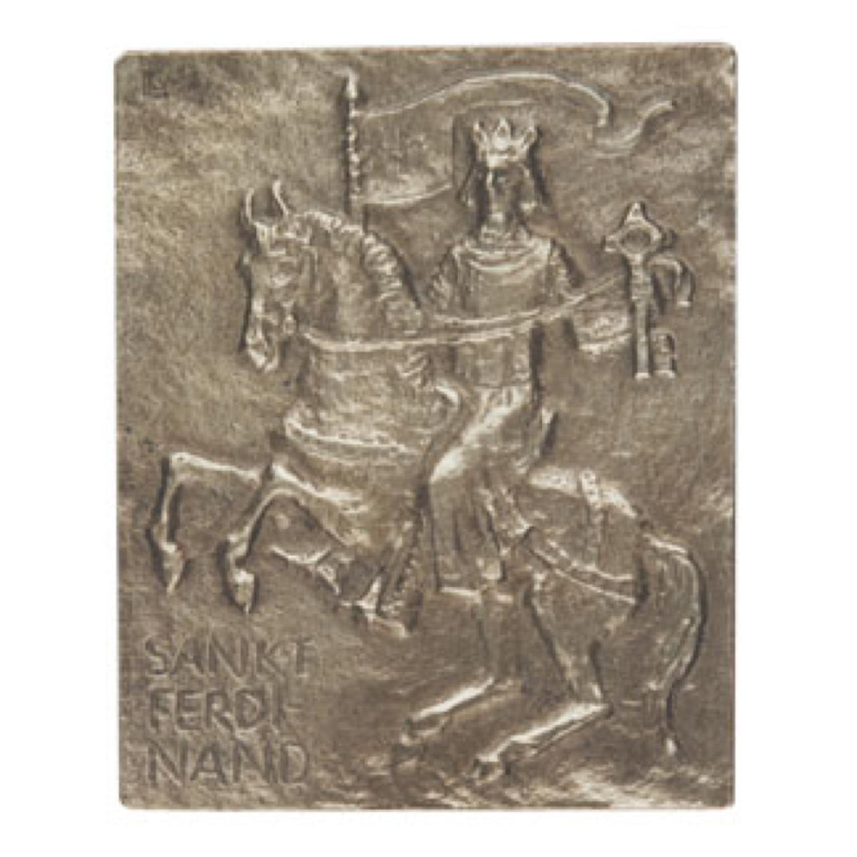 Bronzeheiligenrelief Ferdinand (1 Stück) von Butzon und Bercker