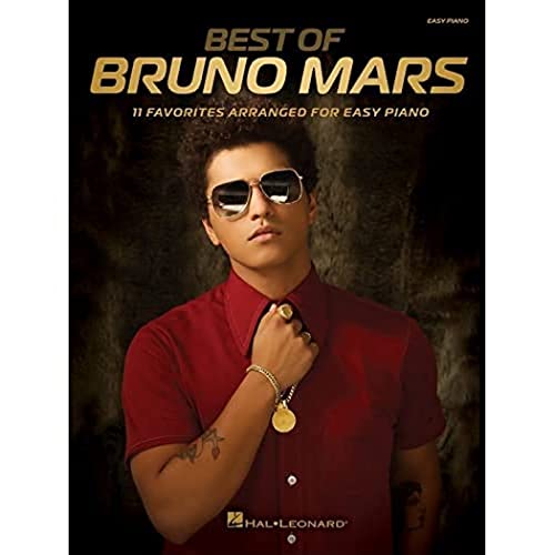 Bruno Mars Best Of Easy Piano -For Piano- (Book): 11 Favorites Arranged for Easy Piano