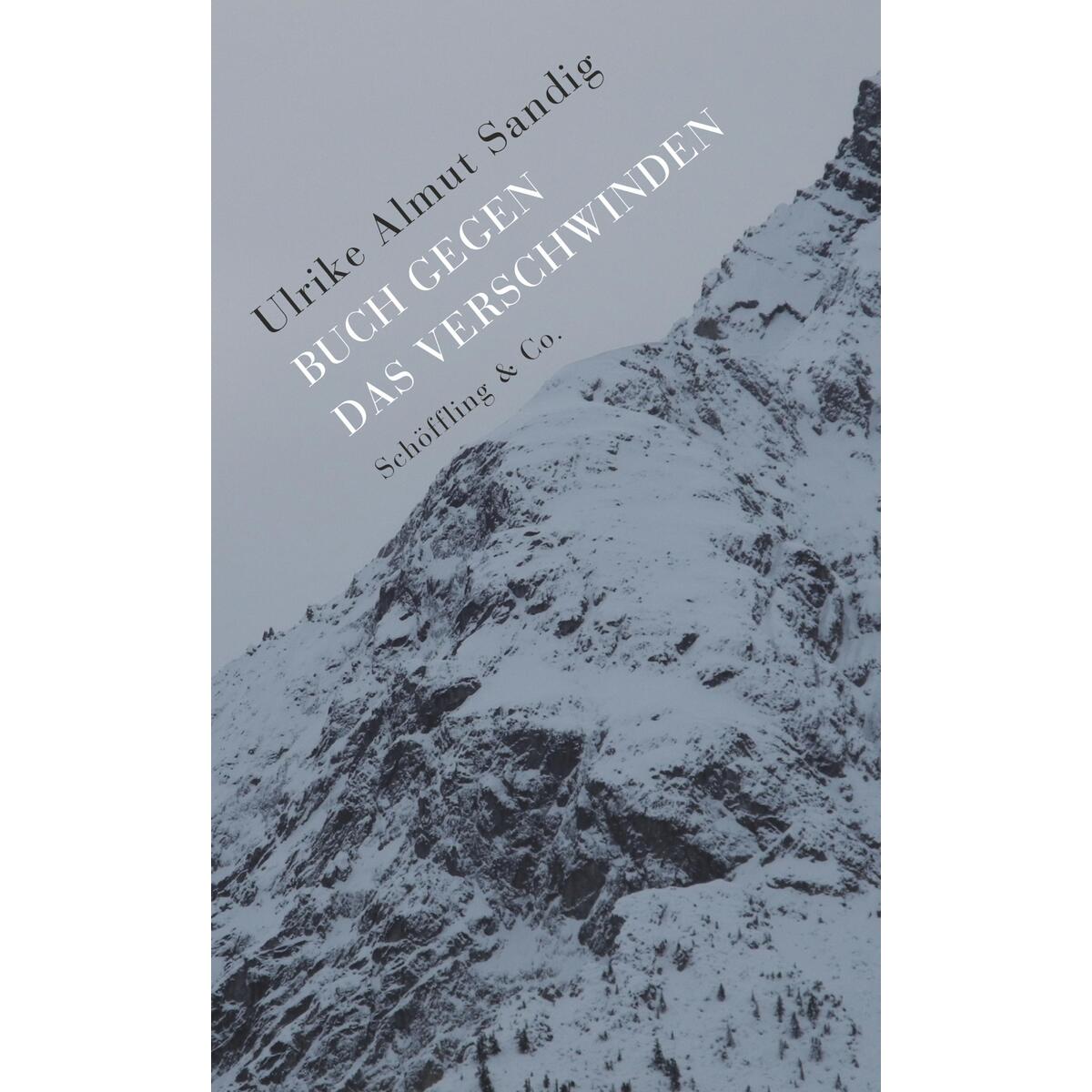 Buch gegen das Verschwinden von Schoeffling + Co.
