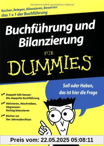 Buchführung und Bilanzierung für Dummies