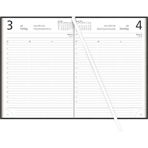 Buchkalender 1T/1S Bl. Engel farblich sortiert Buchkalender 1T/1S Bl. Engel farblich sortiert von ZETTLER Kalender