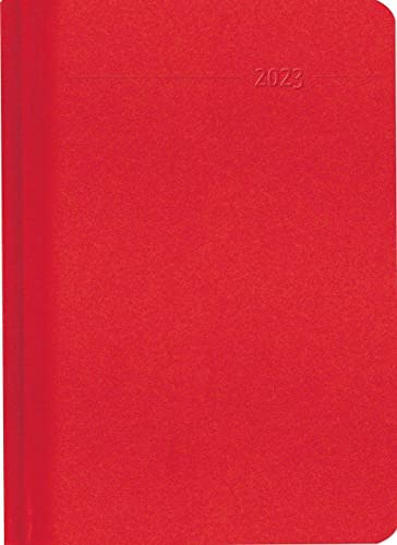Buchkalender Mini Sydney Red 2023 - Büro-Kalender - Cheftimer 10,7x15,2 cm - 1 Tag 1 Seite - 352 Seiten - Alpha Edition von Alpha