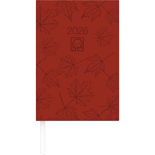 Buchkalender rot 2026 - Bürokalender 14,5x21 cm - 1 Tag auf 1 Seite - Kartoneinband, Recyclingpapier - Stundeneinteilung 7 - 19 Uhr - 876-0711 Buchkalender rot 2026 - Bürokalender 14,5x21 cm - 1 Tag auf 1 Seite - Kartoneinband, Recyclingpapier - Stundeneinteilung 7 - 19 Uhr - 876-0711 von ZETTLER Kalender