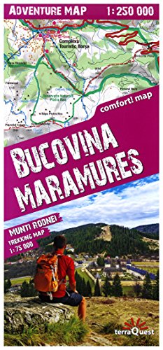 terraQuest Adventure Map Bucovina & Maramures (trekking map)