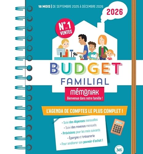 Budget familial Mémoniak, sept. 2025 à déc. 2026 - le plus complet Budget familial Mémoniak, sept. 2025 à déc. 2026 - le plus complet von 365 PARIS