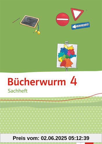 Bücherwurm Sachheft / Arbeitsheft 4. Schuljahr für Thüringen: Ausgabe für Brandenburg, Sachsen-Anhalt und Thüringen