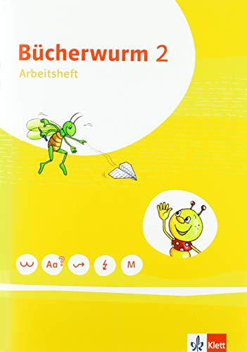 Bücherwurm Sprachbuch 2. Ausgabe für Berlin, Brandenburg, Mecklenburg-Vorpommern, Sachsen, Sachsen-Anhalt, Thüringen: Arbeitsheft Klasse 2 (Bücherwurm. Ausgabe ab 2019) von Klett Ernst /Schulbuch