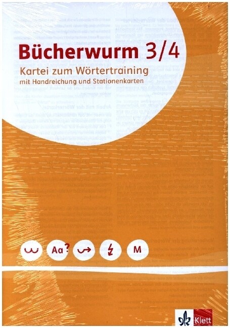 Bücherwurm Sprachbuch 3/4. Wörterkartei Klasse 3-4. Ausgabe für Berlin Brandenburg Mecklenburg-Vorpommern Sachsen Sachsen-Anhalt Thüringen von Klett Ernst /Schulbuch
