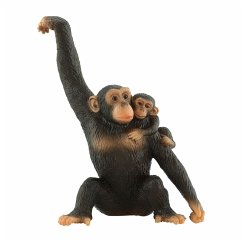 Bullyland 63594 - Schimpansin mit Baby von Bullyworld