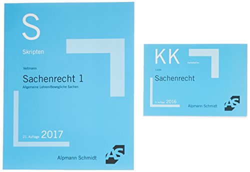 Bundle Veltmann, Skript Sachenrecht 1 + Lüdde, Karteikarten Sachenrecht von Alpmann Schmidt