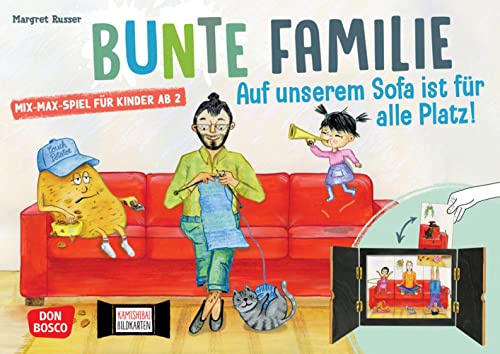 Bunte Familie: Auf unserem Sofa ist für alle PlatzMix-Max-Spiel für Kinder ab 2: Mit dem Erzähltheater über moderne Familienformen, Toleranz und ... (Spiele im Erzähltheater Kamishibai) von Don Bosco