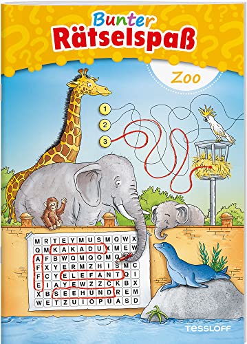 Bunter Rätselspaß Zoo (Rätsel, Spaß, Spiele) von Tessloff