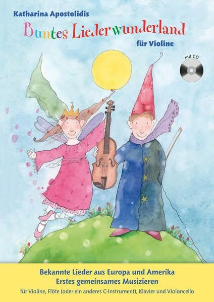 Buntes Liederwunderland - Band 2 (Book & CD): Noten, CD, Lehrmaterial für Violine: Bekannte Li...