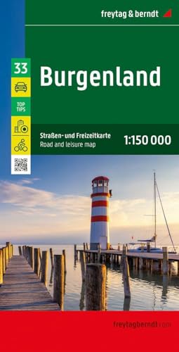 Burgenland, Straßen- und Freizeitkarte 1:150.000, freytag & berndt: Mit Infos, Top Tips, Innenstadtpläne, Radrouten (freytag & berndt Auto + Freizeitkarten) von Freytag-Berndt und ARTARIA