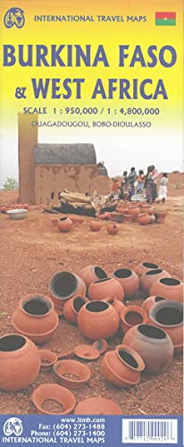 Burkina Faso/West Africa 1:3 400 000 von International Travel Maps