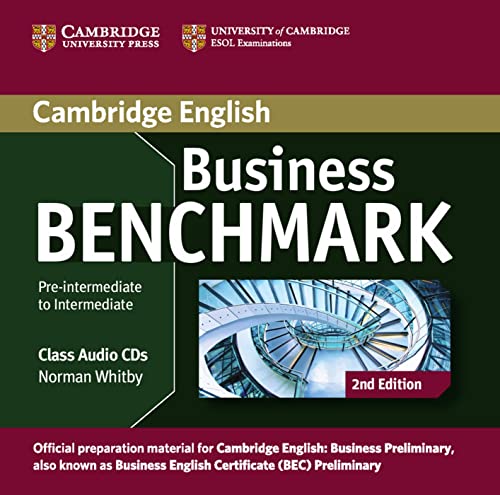Business Benchmark B1 Pre-intermediate/Intermediate, 2nd edition: Class Audio-CDs BEC Business Benchmark B1 Pre-intermediate/Intermediate, 2nd edition: Class Audio-CDs BEC von Klett