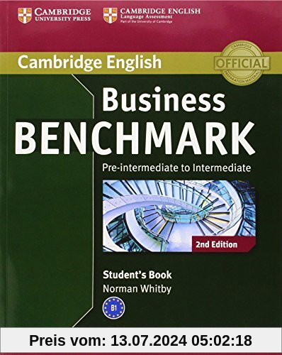 Business Benchmark Pre-Intermediate to Intermediate Business Preliminary Student's Book (Cambridge English)