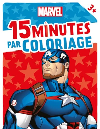 CAPTAIN AMERICA - 15 Minutes par Coloriage (dès 3 ans) - MARVEL von DISNEY HACHETTE