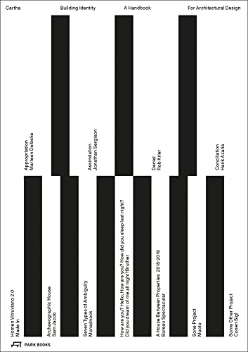 CARTHA – Building Identity: A Handbook for Architectural Design von Park Books