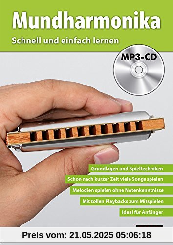CASCHA Mundharmonika - Schnell und einfach lernen + MP3-CD