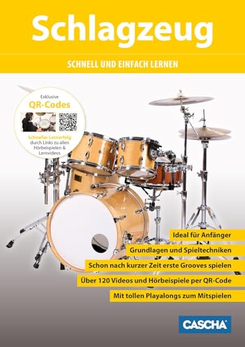 CASCHA Schlagzeug - Schnell und einfach lernen + DVD