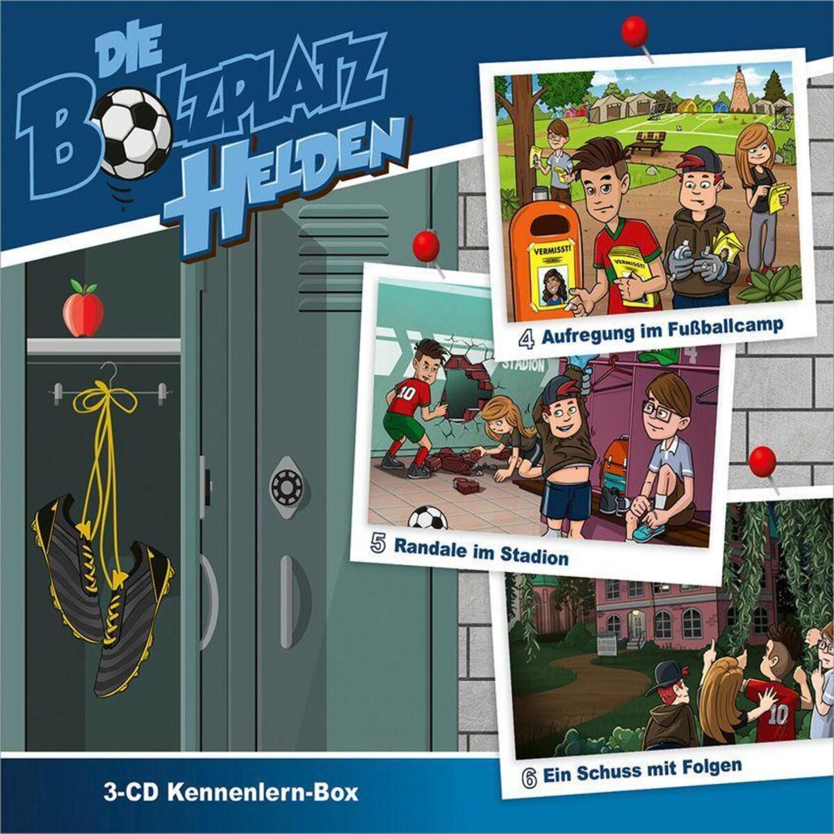 CD-Box 2: Die Bolzplatzhelden (Folgen 4-6) von Gerth Medien