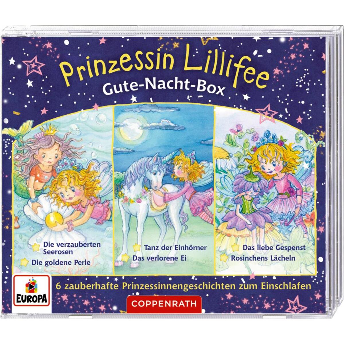 CD Hörspiel: Prinzessin Lillifee - Gute-Nacht-Box (3 CDs) von Coppenrath F