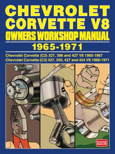 CHEVROLET CORVETTE V8 OWNERS WORKSHOP MANUAL 1965-1971 von Brooklands Books Ltd.