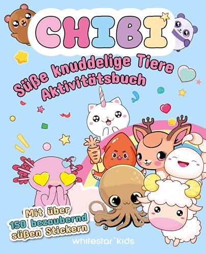 CHIBI. Süße knuddelige Tiere Aktivitätsbuch: Mit über 150 bezaubernd süßen Stickern für Kinder ab 6 Jahren CHIBI. Süße knuddelige Tiere Aktivitätsbuch: Mit über 150 bezaubernd süßen Stickern für Kinder ab 6 Jahren von White Star Verlag