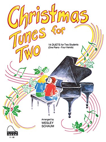 CHRISTMAS TUNES FOR 2: 1 Piano, 4 Hands Level 3 Early Intermediate von Schaum Publications