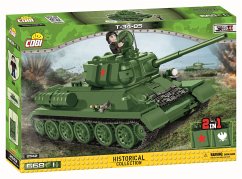 COBI 2542 - Historical Collection, T34-85 Panzer WWII, 668 Klemmbausteine 1 Figur von Cobi