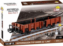 COBI Historical Collection 6285 - Güterwagen Typ OMMR 32 Linz, WWII, Klemmbausteine, Bausatz von Cobi