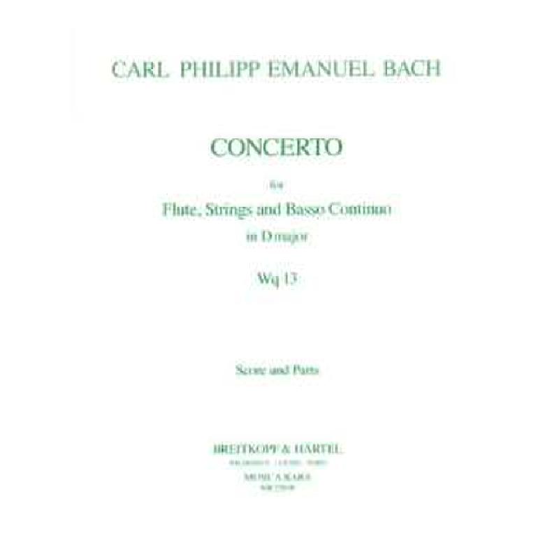 Concerto D-Dur WQ 13 Concerto D-Dur WQ 13