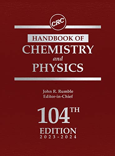 CRC Handbook of Chemistry and Physics (The CRC Handbook of Chemistry and Physics)