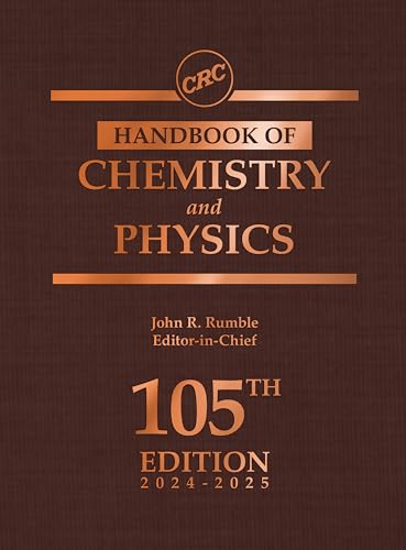 CRC Handbook of Chemistry and Physics: A Ready-reference Book of Chemical and Physical Data von Taylor & Francis