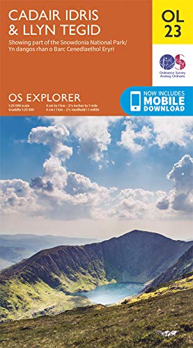 OS Explorer Cadair Idris & Llyn Tegid von Ordnance Survey